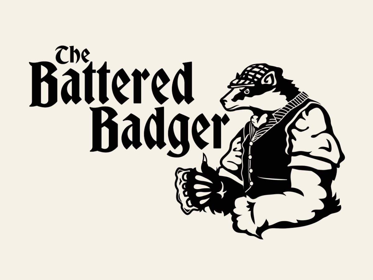 The Battered Badger logo
