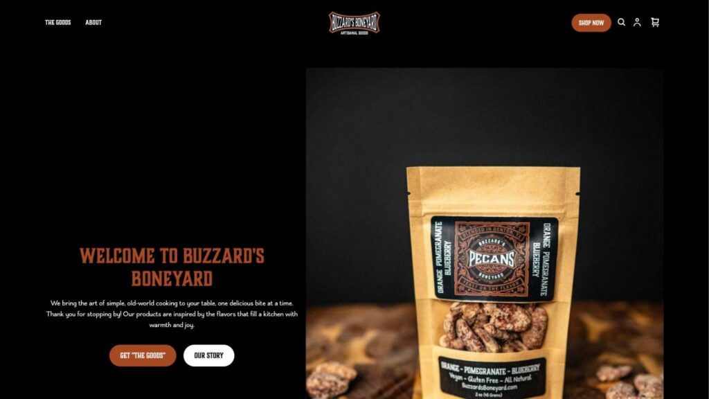 Buzzard's Boneyard website homepage